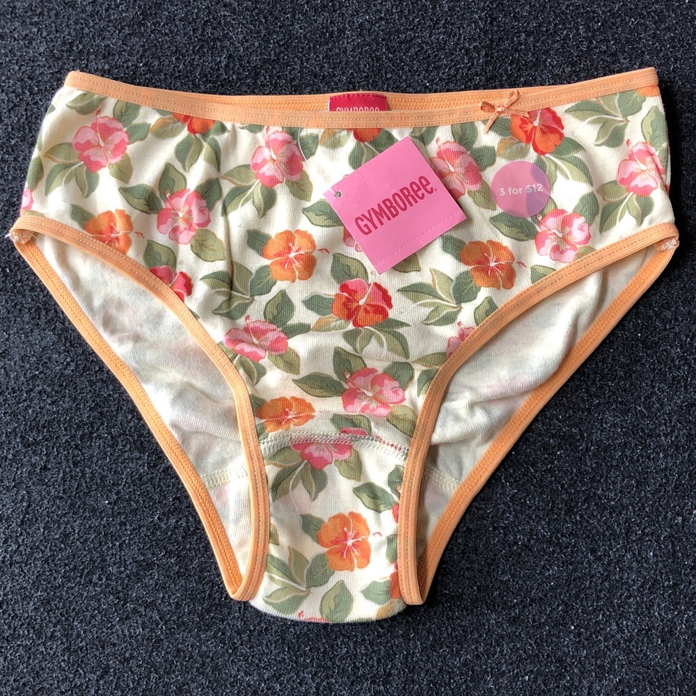 Gymboree Aloha Wahine 100% Cotton Underwear Soft &  Comfortable Size 9-10